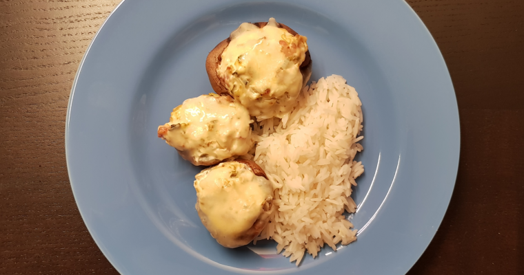 Gefüllte Champignons