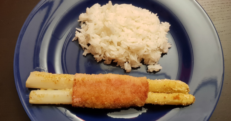 Spargel-Knusperrollen