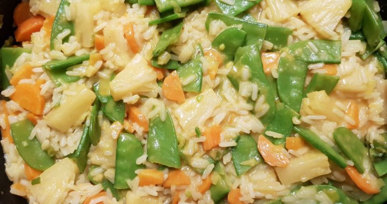 Thai-Curry mit Zuckerschoten